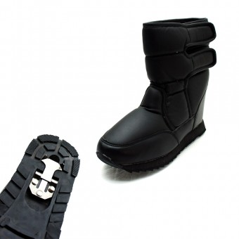 WALKMAXX ICE Thermostiefel mit Eiskralle Winter Stiefel Boots Spikes schwarz 